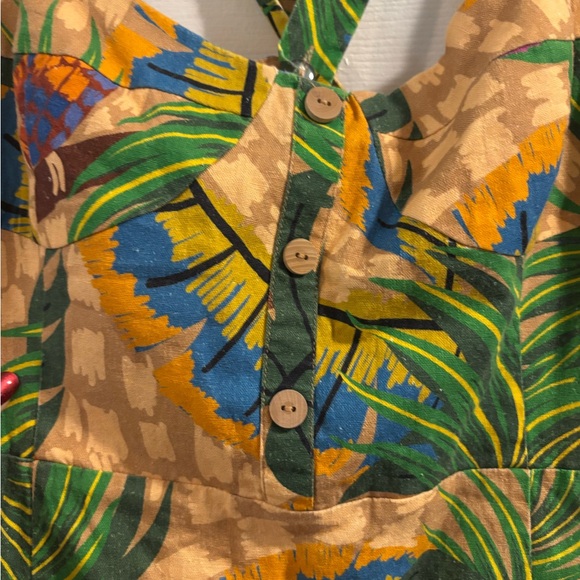 House of Harlow 1960 Vibrant Leaf Print mini dress - Picture 4 of 5